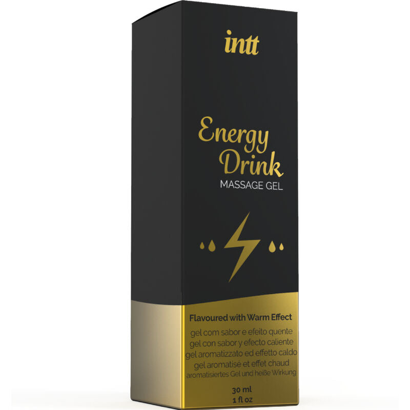 INTT MASSAGE & ORAL SEX - FLAVORED ENERGY MASSAGE GEL WITH CA DRINK AND WARMING EFFECT