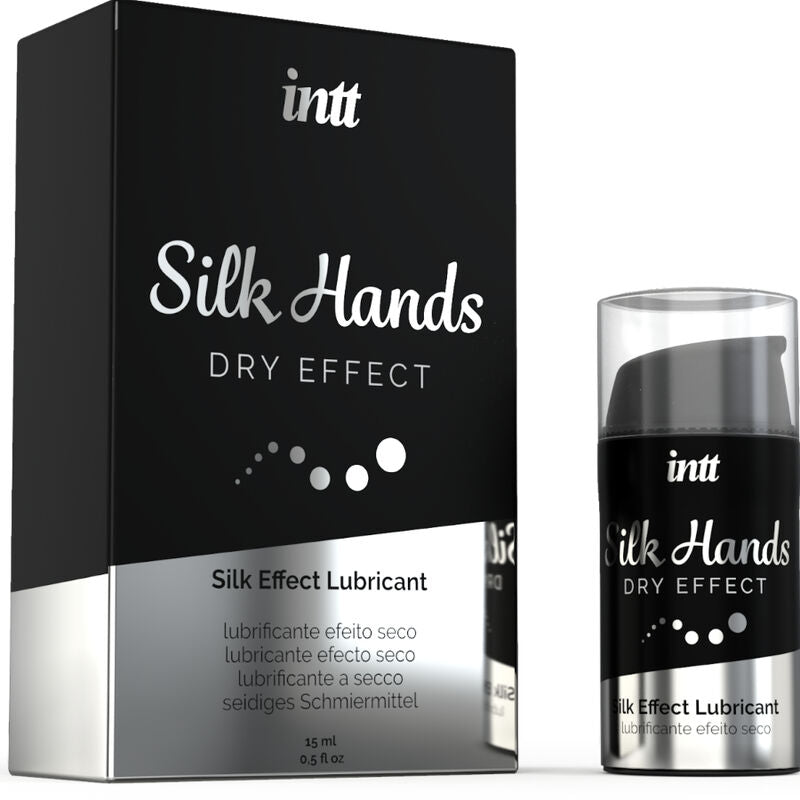 INTT LUBRIFICANTS - LUBRIFICANTE PARA AS MÃOS SILK FÓRMULA DE SILICONE CONCENTRADO 15 ML