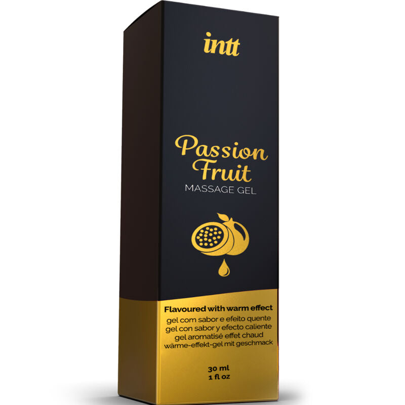 INTT MASSAGE & ORAL SEX - PASSION FRUIT FLAVOR MASSAGE GEL WITH WARMING EFFECT