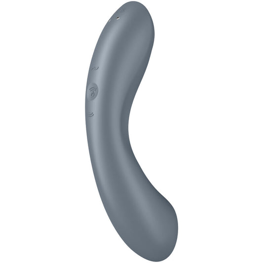 SATISFYER - CURVE TRINITY 1 AIR PULSE VIBRATION CINZA
