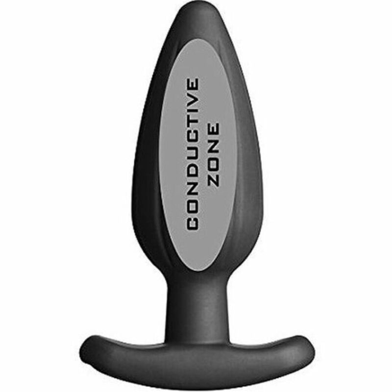 ELECTRASTIM - PLUG ANAL GRANDE DE SILICONE PRETO ROCKER