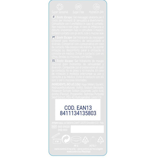 CONTROL - 2 EM 1 MASSAGEM E PRAZER EXÓTICO 200 ML