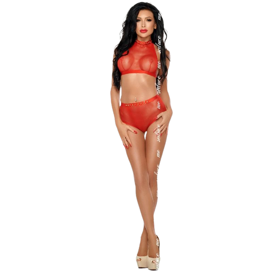 ME-SEDUCE - CONJUNTO MONA VERMELHO P/M