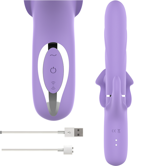 INTENSO - BILLIE MULTIFUNCIONAL RECARREGÁVEL VIBRADOR SUCÇÃO E PULSAÇÃO ROXO
