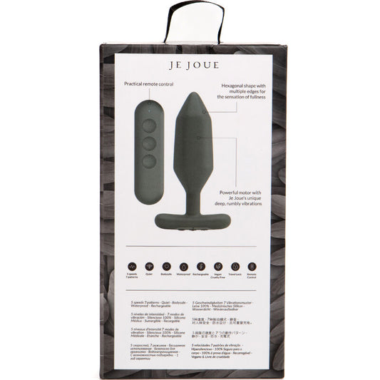 I PLAY - PLUG ANAL VIBRADOR BLACK ONYX