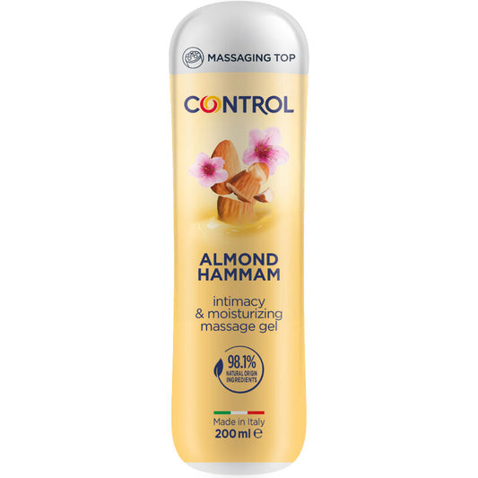 CONTROL - GEL DE MASSAGEM HAMMAM 3 EM 1 COM AMÊNDOAS 200 ML