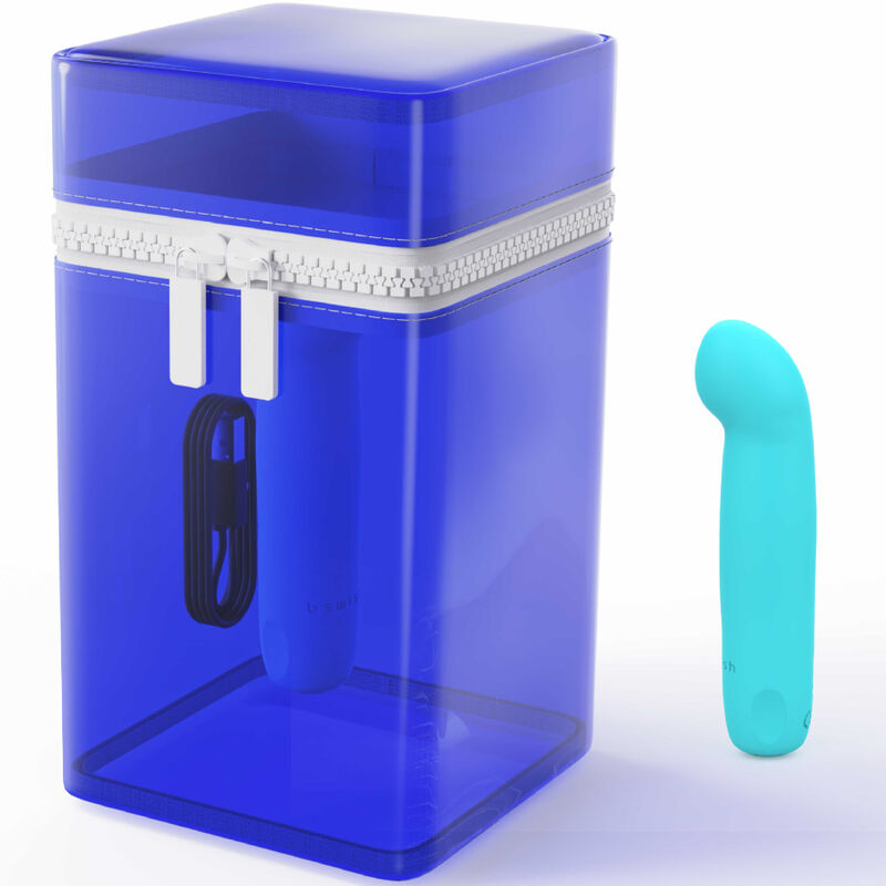 B SWISH - VIBRADOR RECARREGÁVEL DE SILICONE AZUL BCUTE CURVE INFINITE CLASSIC EDIÇÃO LIMITADA
