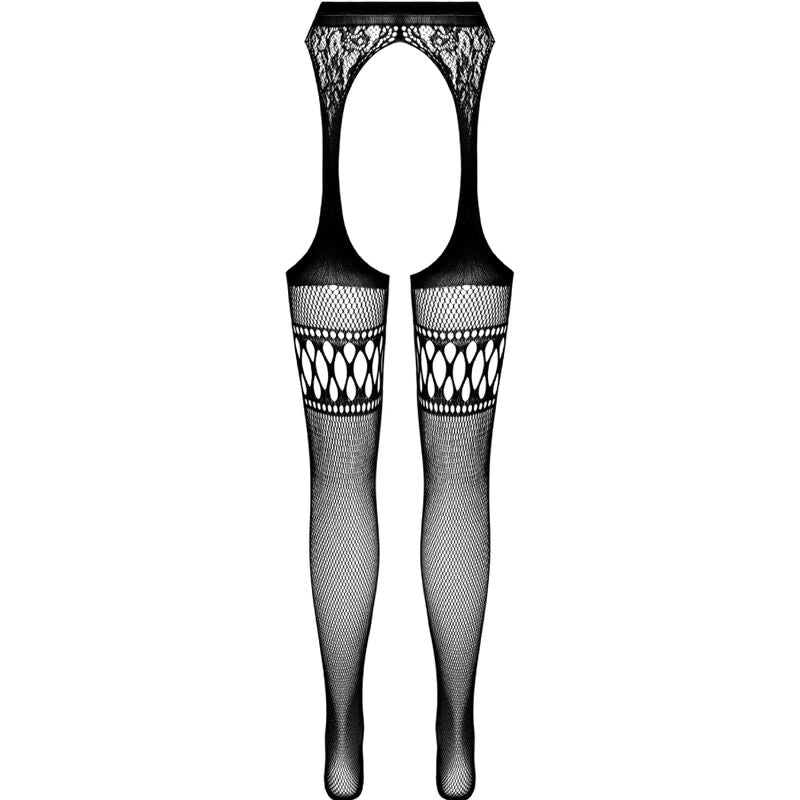 PASSION - MEIA-CALÇA PRETA COM LIGA S026 TAMANHO ÚNICO