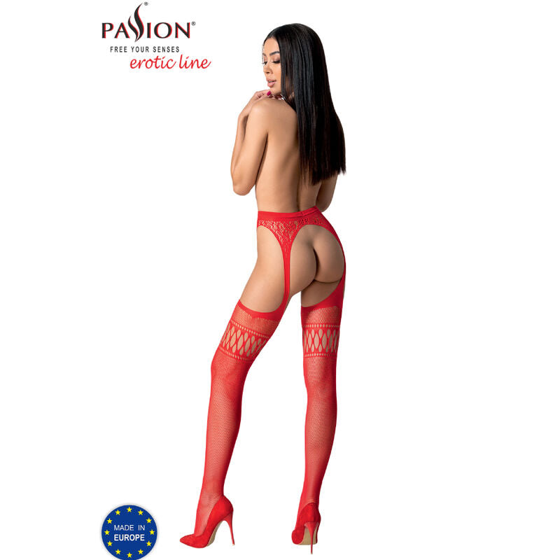 PASSION - MEIA-CALÇA PRETA COM LIGA S026 TAMANHO ÚNICO