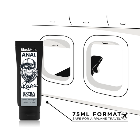 BLACK HOLE - GEL DILATADOR ANAL À BASE DE ÁGUA 70 ML