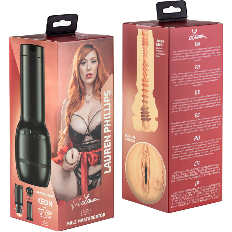 KIIROO - FEEL LAUREN PHILLIPS STARS COLLECTION STROKERS COMPATÍVEL COM POWERBLOW