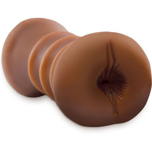 FETISH FANTASY EXTREME - MASTURBADOR REALISTA DE DUPLA ENTRADA VAGINA E ANO MARROM