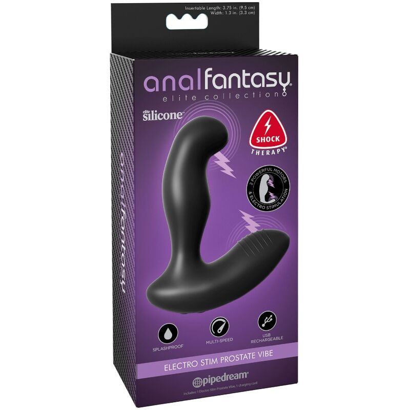 COLEÇÃO ANAL FANTASY ELITE - VIBRADOR ELETRO ESTIMULADOR MASSAGEADOR DE PRÓSTATA