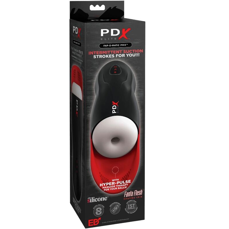 PDX ELITE - FAP-O-MATIC PRO STROKER COM BASE TESTICULAR