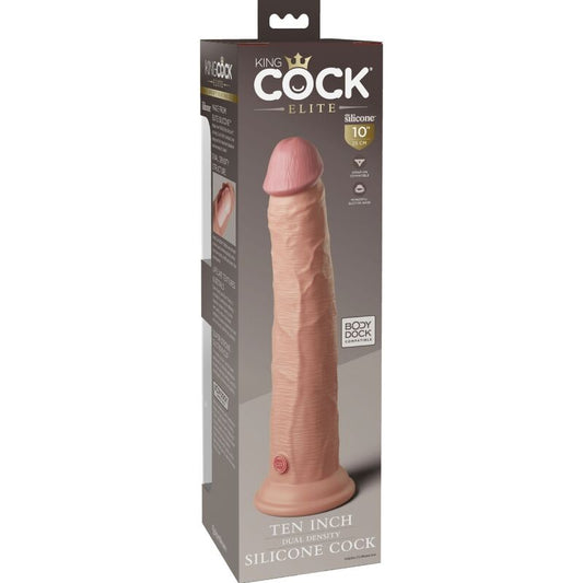 KING COCK - DILDO DE SILICONE REALISTA ELITE 25,4 CM
