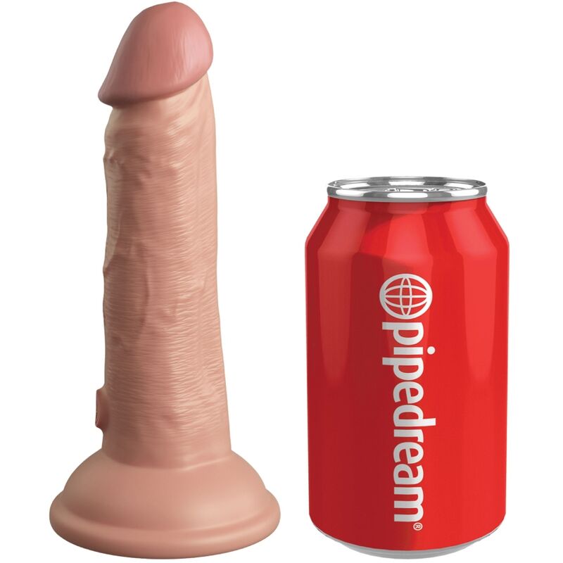 KING COCK - ELITE 15.2 CM REALISTIC VIBRATING & SILICONE DILDO