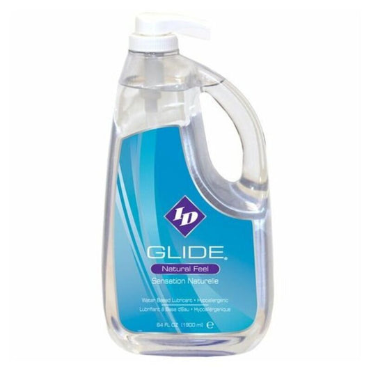 ID GLIDE - LUBRIFICANTE À BASE DE ÁGUA + SENSAÇÃO NATURAL HIPOALERGÊNICA 1900 ML
