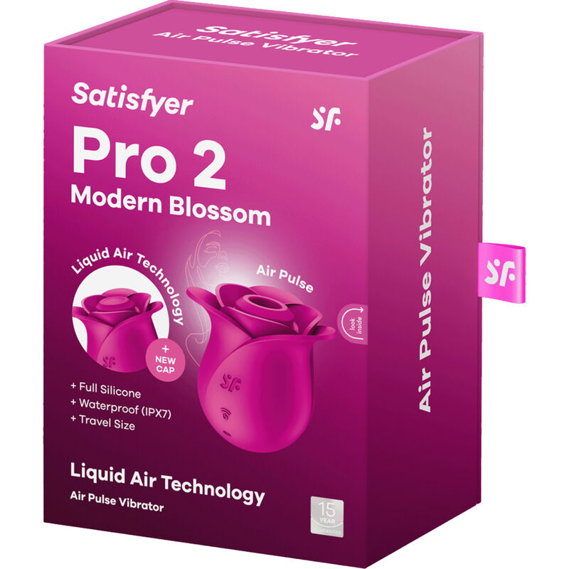 SATISFYER - VIBRADOR DE FLORES MODERNO AIR PULSE PRO 2