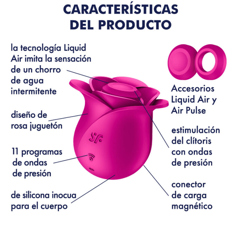 SATISFYER - VIBRADOR DE FLORES MODERNO AIR PULSE PRO 2