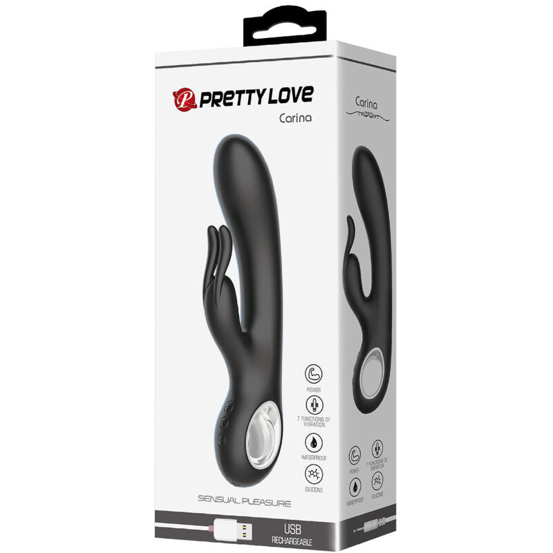 PRETTY LOVE - VIBRADOR DE CLITÓRIS E ESTIMULADOR DE PONTO G CARINA