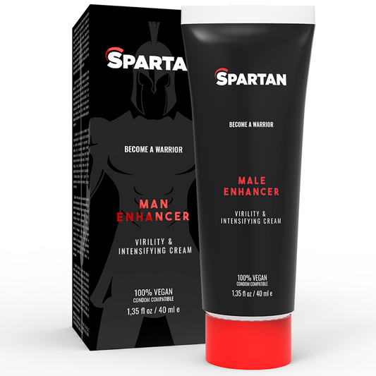 SPARTAN - GEL DE VIRILIDADE PARA CASAIS E CREME INSENSITIVE 100% VEGANO