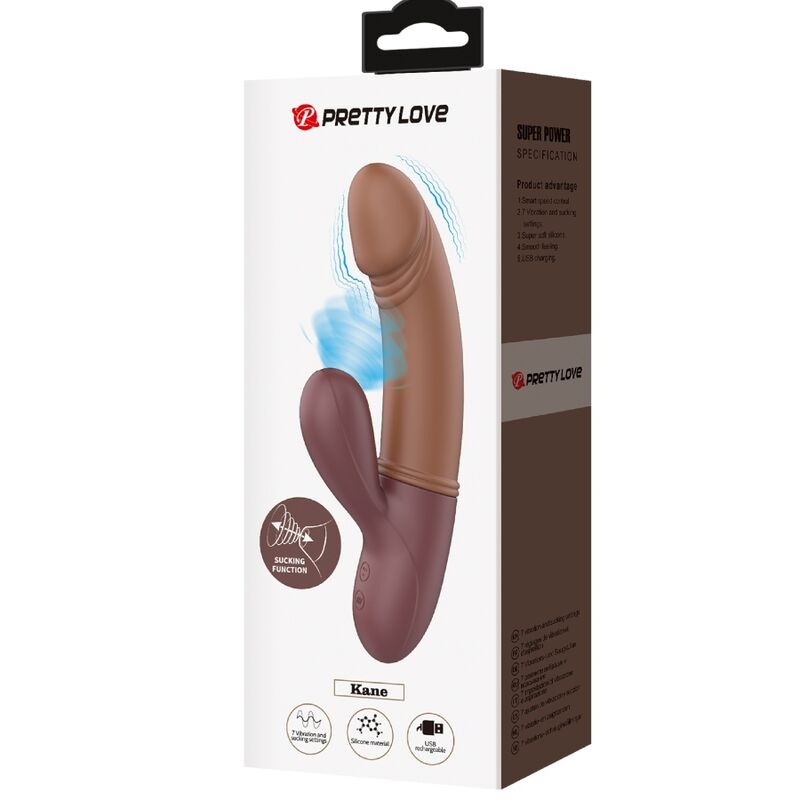 PRETTY LOVE - VIBRADOR KANE PARA PONTO G E VENTOSA