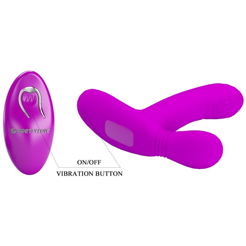 PRETTY LOVE - GERI MASSAGEADOR DE CLITÓRIS ROSA CONTROLE REMOTO