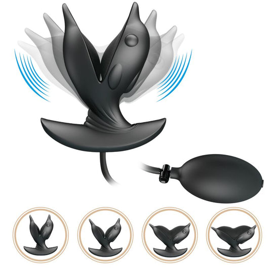 PRETTY LOVE - PLUG ANAL DELFIN INFLÁVEL E RECARREGÁVEL