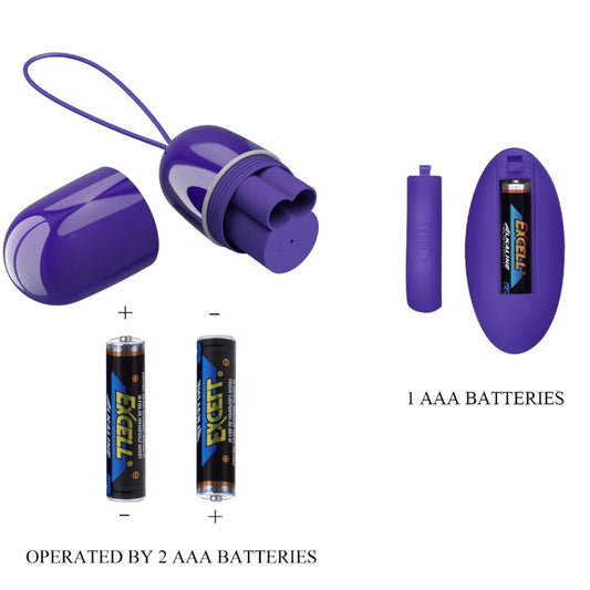 PRETTY LOVE - ARVIN YOUTH VIOLANDO OVO DE CONTROLE REMOTO ROXO