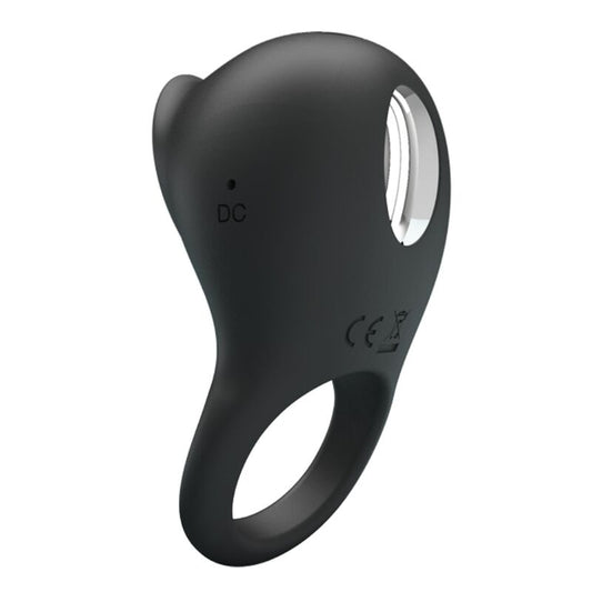 PRETTY LOVE - ANEL VIBRANTE PARA PÉNIS COM LÍNGUA PRETA