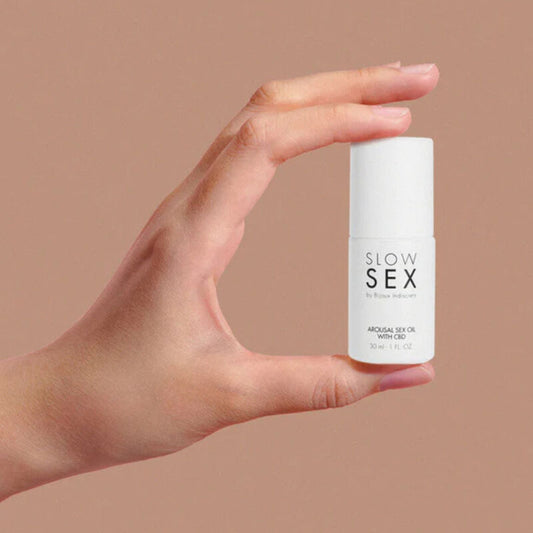 BIJOUX - ÓLEO DE MASSAGEM SEXUAL COM CBD SLOW SEX 30 ML