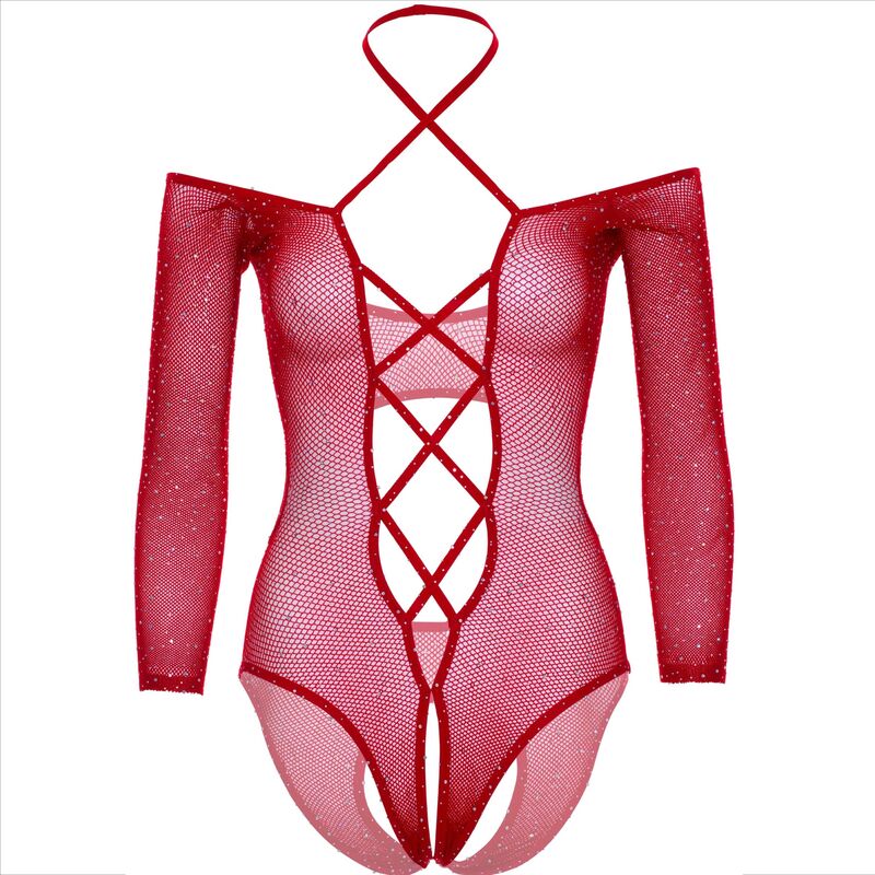 LEG AVENUE - CORPO SEM FRENTE COM VERMELHO BRILHANTE