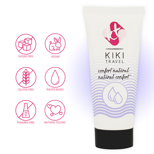 KIKÍ TRAVEL - LUBRIFICANTE NATURAL COMFORT 50 ML