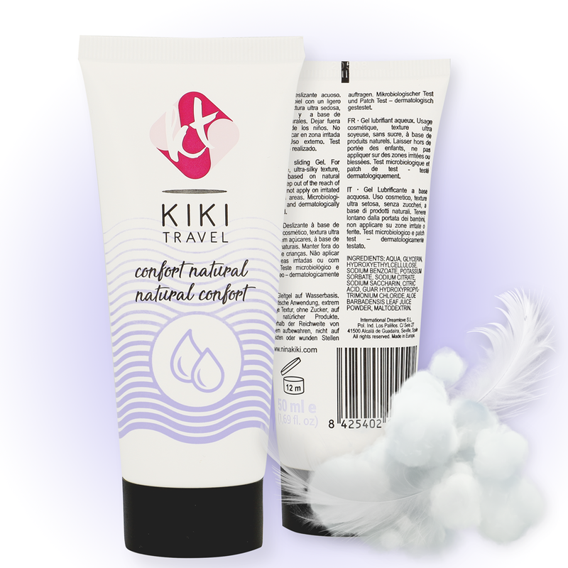 KIKÍ TRAVEL - LUBRIFICANTE NATURAL COMFORT 50 ML