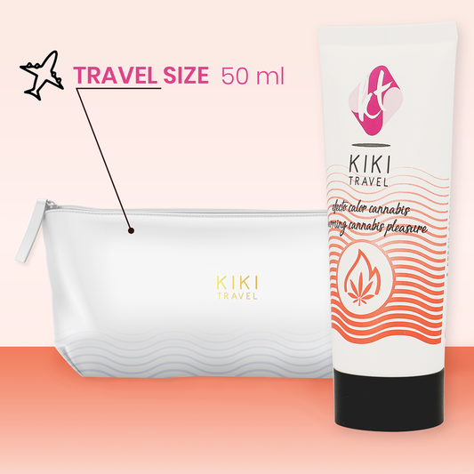 KIKÍ TRAVEL - LUBRIFICANTE DE CANNABIS COM EFEITO DE AQUECIMENTO 50 ML