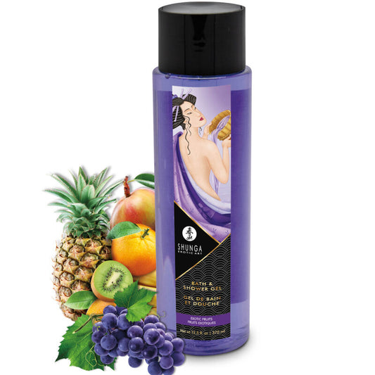 SHUNGA - GEL DE BANHO E DUCHE DE FRUTAS EXÓTICAS 370 ML