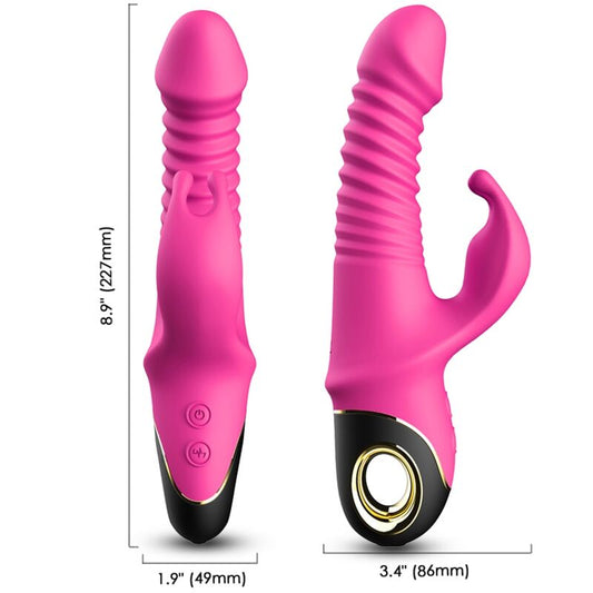 ARMONY - VIBRADOR ZING FUCHSIA RABBIT DILDO
