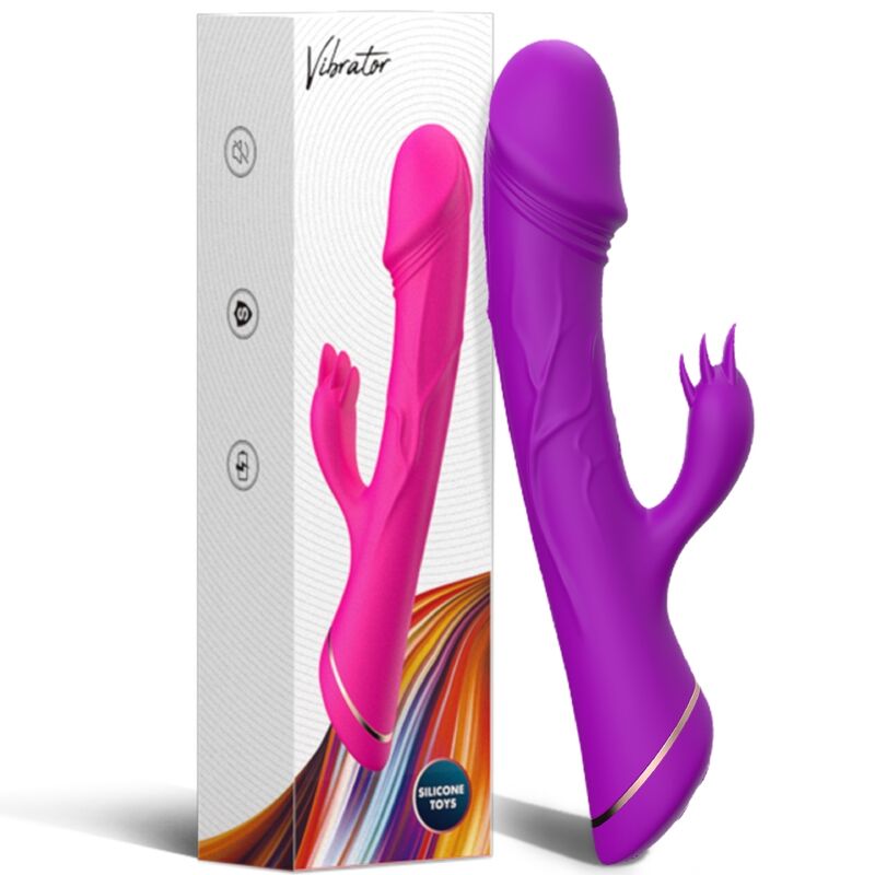 ARMONY - PURPLE SILICONE RABBIT VIBRATOR