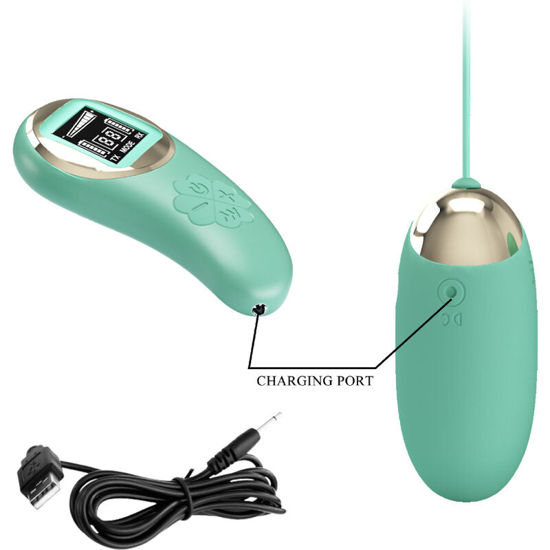 PRETTY LOVE - OVOS VIBRATÓRIOS COM CONTROLE REMOTO VERDES