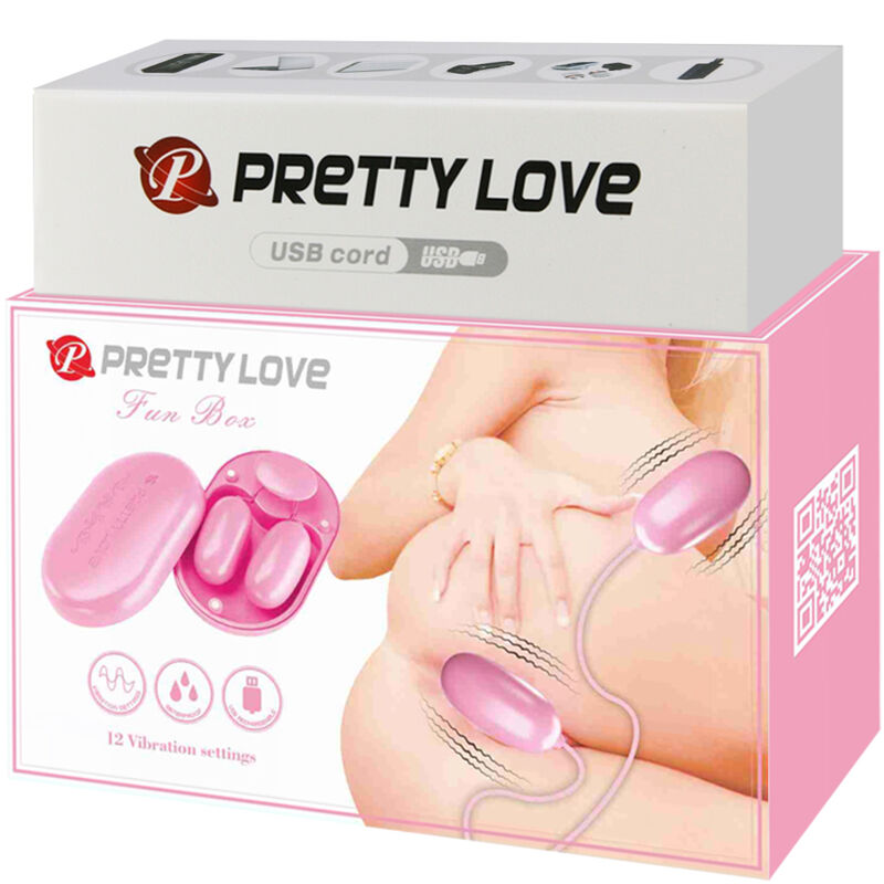 PRETTY LOVE - FUN BOX VIBRATING PINK BALL