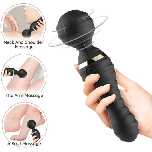 ARMONY - FREEDO PEQUENO MASSAGEADOR E VIBRADOR PRETO