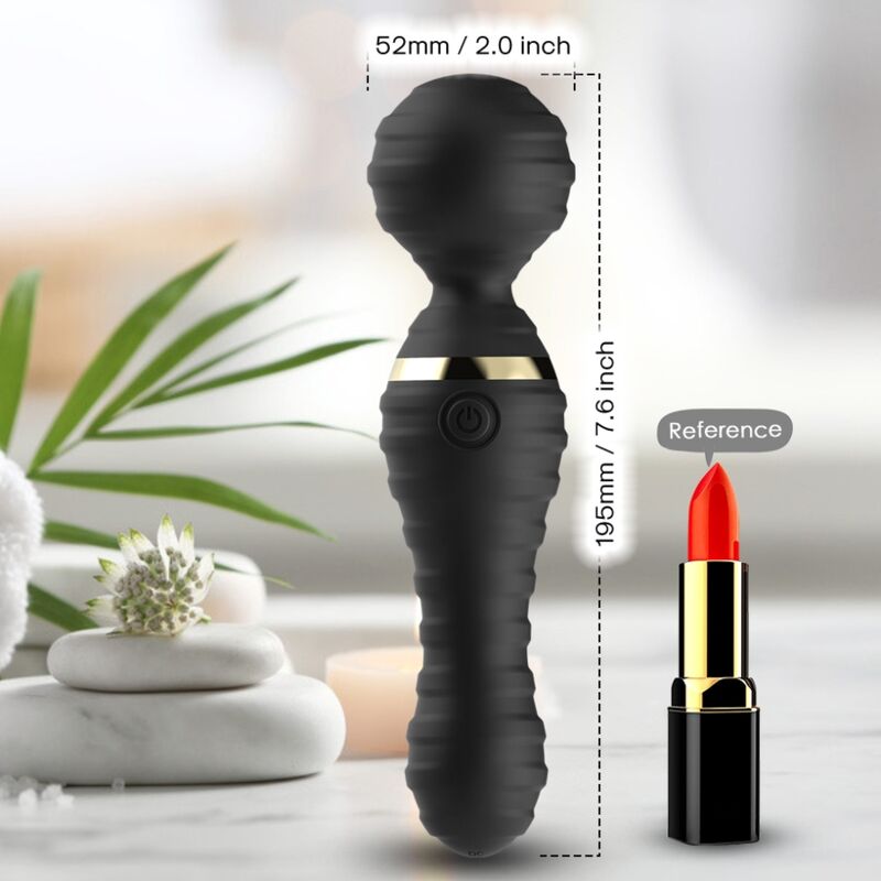 ARMONY - FREEDO PEQUENO MASSAGEADOR E VIBRADOR PRETO