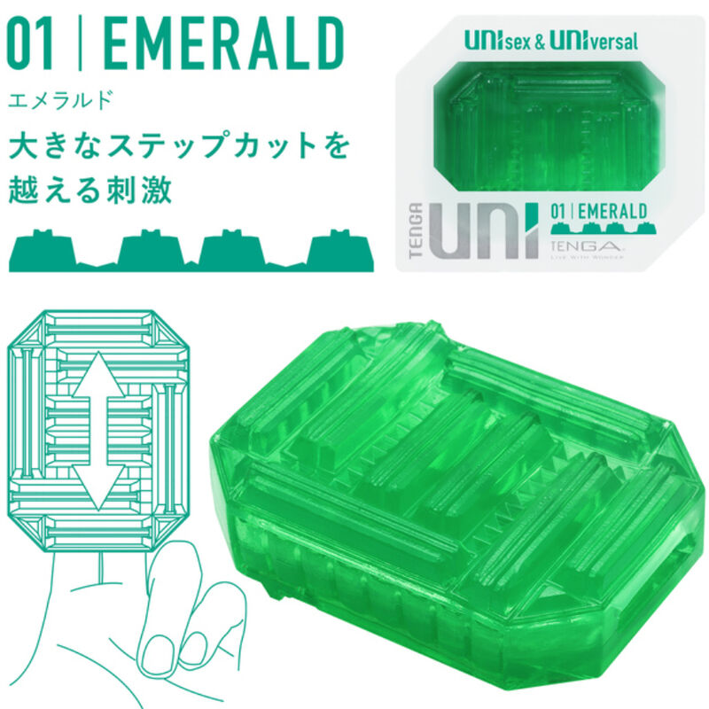 TENGA - UNI VARIEDADE 4 PACOTES DE DADOS PARA MASTURBADOR
