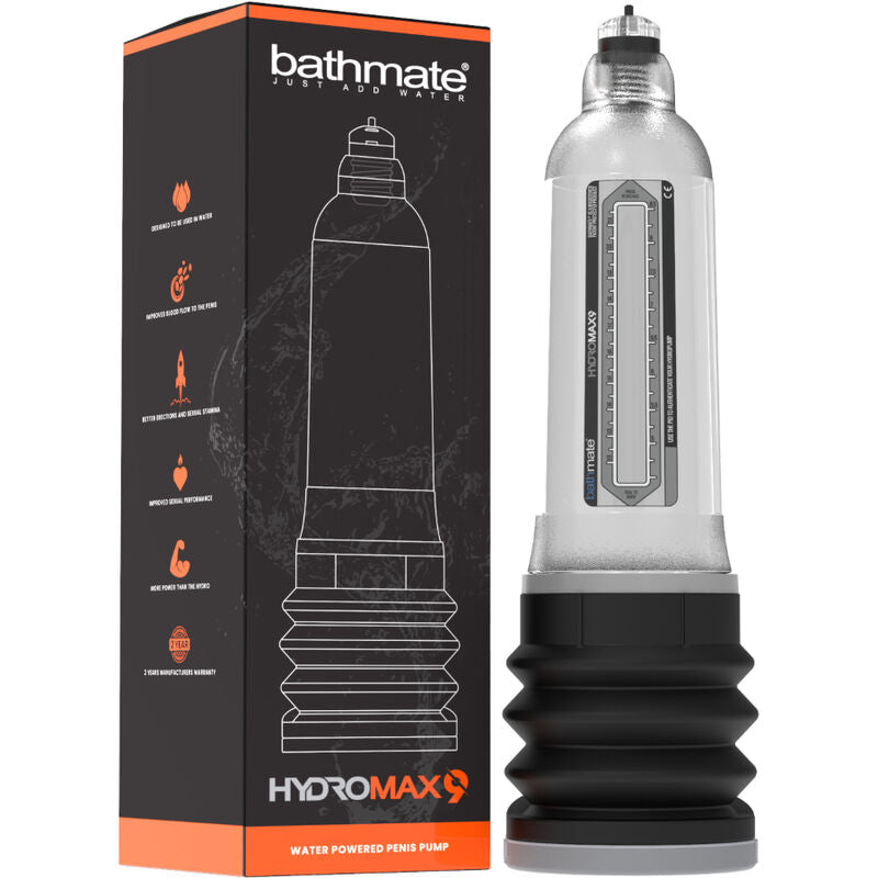 BATHMATE - HYDROMAX 9 BOMBA TRANSPARENTE PARA AUMENTO DO PÊNIS