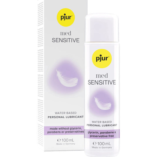 PJUR - LUBRIFICANTE À BASE DE ÁGUA MED SENSITIVE GLIDE 100 ML
