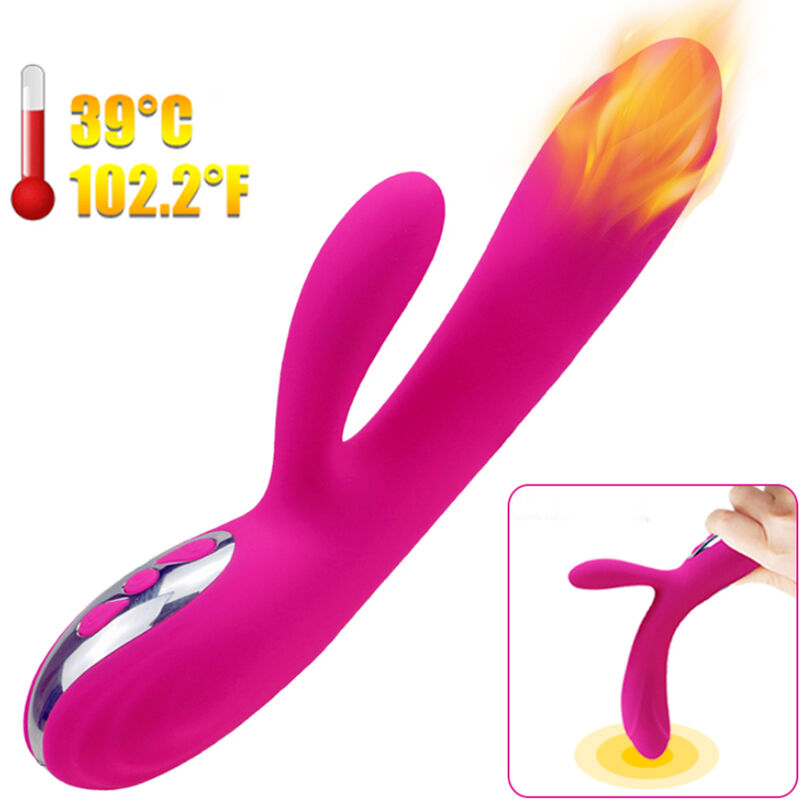 ARMONY - FLEXIBLE VIBRATOR & STIMULATOR HEAT EFFECT FUCHSIA