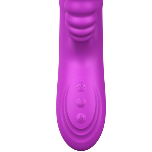 ARMONY - ANGELIA VIBRADOR MULTIFUNCIONAL COM LÍNGUA ESTIMULANTE EFEITO DE CALOR ROXO