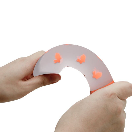 PRETTY LOVE - NIGHTFALL DILDO MÁGICO SEM VIBRAÇÃO LUZ LARANJA