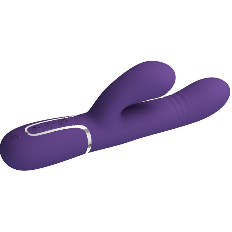 PRETTY LOVE - VIBRADOR MULTIFUNCIONAL PARA PONTO G ROXO