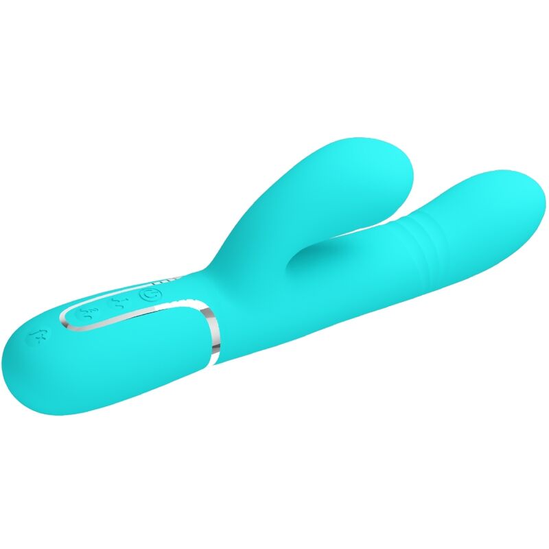 PRETTY LOVE - VIBRADOR MULTIFUNCIONAL PARA PONTO G VERDE ÁGUA